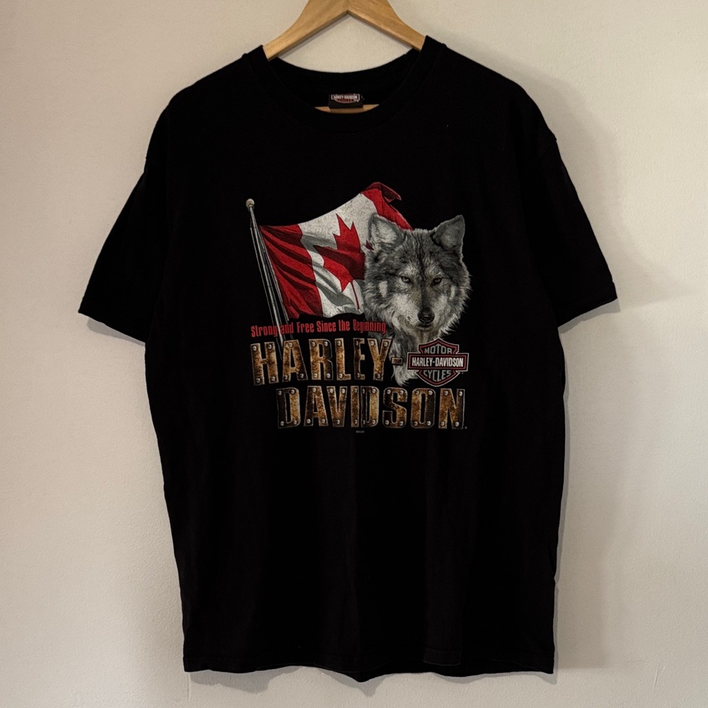 Harley Davidson Canada Wolf T-Shirt / XL / 2015